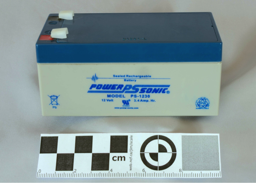 Power-Sonic 12V lead-acid gel cell battery